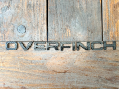 OVERFINCH letters